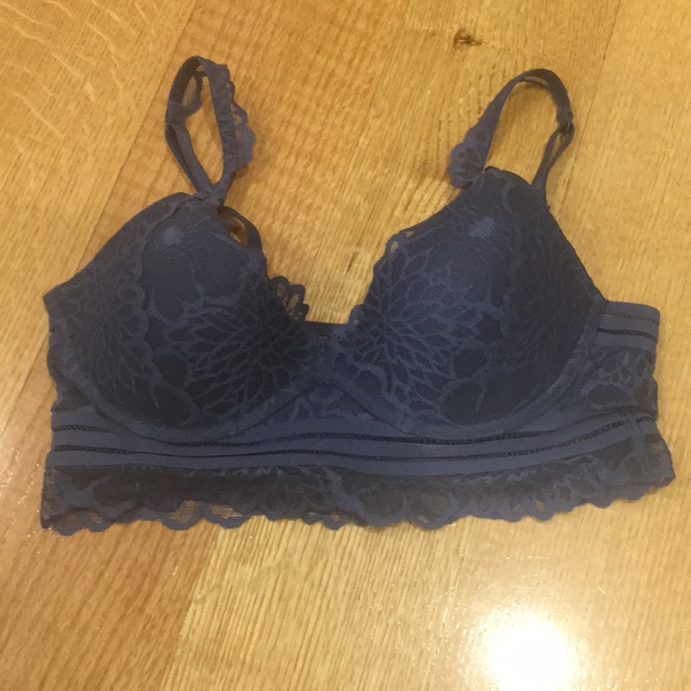 💕PINK LIGHTLY LINED LACE BRA💕